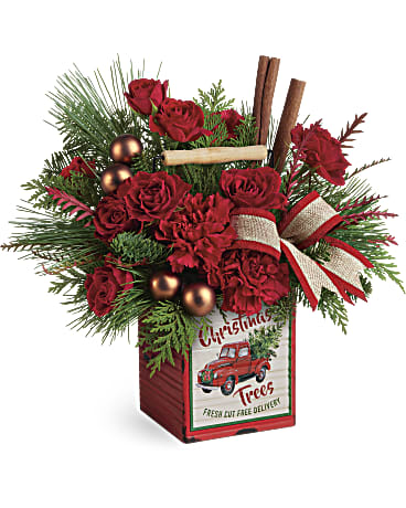 Teleflora's Merry Vintage Christmas Bouquet