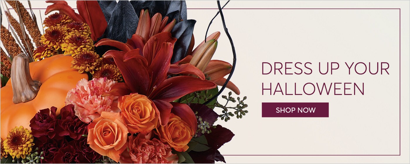 send halloween flowers