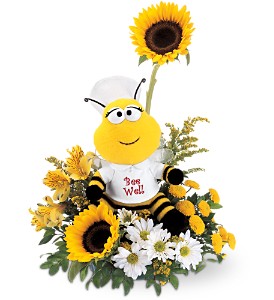 Teleflora's Bee Well Bouquet in Sewell NJ, Lamp Light Florist And Gift