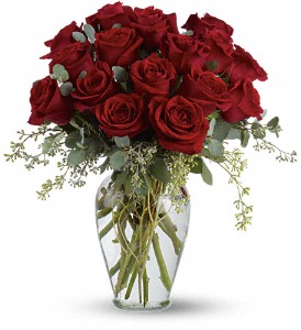 Full Heart - 16 Premium Red Roses in Sewell NJ, Lamp Light Florist And Gift