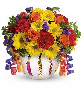Teleflora's Brilliant Birthday Blooms in Sewell NJ, Lamp Light Florist And Gift