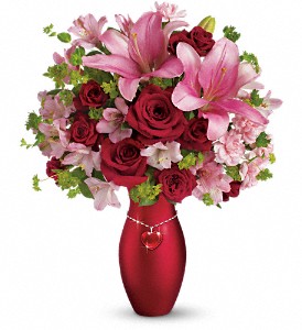 Teleflora's Charm Her Bouquet in Sewell NJ, Lamp Light Florist And Gift