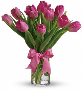Precious Pink Tulips in Sewell NJ, Lamp Light Florist And Gift