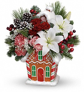 Teleflora's Candy Cottage Bouquet in Sewell NJ, Lamp Light Florist And Gift