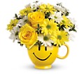 Teleflora's Be Happy Bouquet with Roses in Sewell NJ Lamp Light Florist And Gift