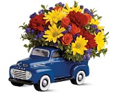 Teleflora's '48 Ford Pickup Bouquet in Sewell�NJ, Lamp Light Florist And Gift