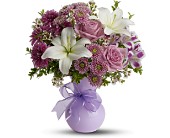 Teleflora's Precious in Purple in Sewell�NJ, Lamp Light Florist And Gift