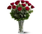 A Dozen Premium Red Roses in Sewell�NJ, Lamp Light Florist And Gift