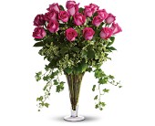 Dreaming in Pink - Long Stemmed Pink Roses in Sewell NJ, Lamp Light Florist And Gift