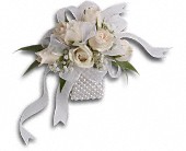 White Whisper Wristlet in Sewell, New Jersey, Lamp Light Florist And Gift