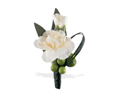 Carnation and Berries Boutonniere in Sewell NJ, Lamp Light Florist And Gift