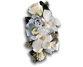 White Rose and Orchid Corsage in Sewell NJ, Lamp Light Florist And Gift