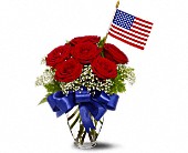 Lamp Light Florist And Gift, Sewell, New Jersey - Star Spangled Roses, picture