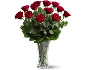 Lamp Light Florist And Gift, Sewell, New Jersey - A Dozen Premium Red Roses, picture