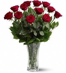 Lamp Light Florist And Gift, Sewell, New Jersey - A Dozen Premium Red Roses, picture