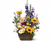 Lamp Light Florist And Gift, Sewell, New Jersey - Basket & Bear Arrangement, picture