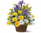 Lamp Light Florist And Gift, Sewell, New Jersey - Smiling Spring Basket, picture