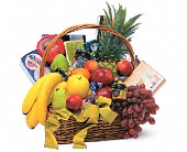 Lamp Light Florist And Gift, Sewell, New Jersey - Gourmet Fruit Basket, picture
