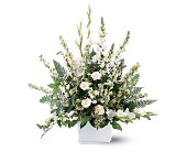 Lamp Light Florist And Gift, Sewell, New Jersey - White Expressions Basket, picture