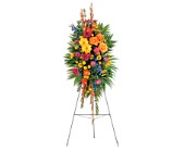 Lamp Light Florist And Gift, Sewell, New Jersey - Celebration of Life Standing Spray, picture