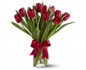 Lamp Light Florist And Gift, Sewell, New Jersey - 10 Tulips, picture